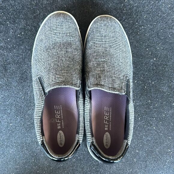 Women's Gray Slip-On Sneakers - Picture 3 of 9